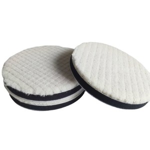 Woll politur Lamm puffer Pad Woll polier pad mit Hakens ch laufe Lamm wolle Schaumstoff Pad - Product Image 2
