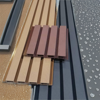Pannelli Murali WPC Personalizzati per Esterni Rivestimento Impermeabile Antistatico Garanzia 5 Anni Design Moderno per Pareti Domestiche