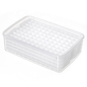 Tủ lạnh tự chế đông lạnh Khuôn đá lớn để làm máy làm đá lớn hộp đá 96 Kim Cương nhiều lớp có nắp - Product Image 1