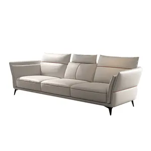 Fabriek Een-op-Een Ontwerp Service Modern Meubilair Woonkamer Lederen Sofa Sets