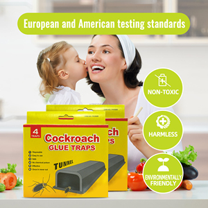 نفق بلاستيكي أصفر صلب يستخدم لمرة واحدة صرصور صديق للبيئة لمكافحة الآفات في المنزل والمحيط - Product Image 3