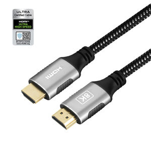 최신 2.1 버전 고속 <span class=keywords><strong>HDMI</strong></span> 케이블 48Gbps 동적 HDR 8K 60Hz 4K 120Hz 해상도 1M 1.5M 1.8M 2M 3M 5M <span class=keywords><strong>HDMI</strong></span> 케이블 - Product Image 1