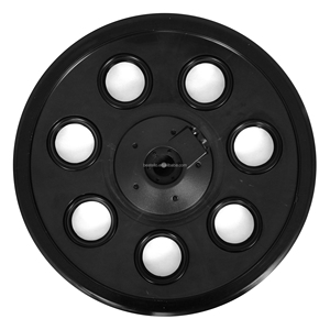 Cymbales de <span class=keywords><strong>batterie</strong></span> électrique Beatello 20 pouces en caoutchouc noir Trash Ride-Ergonomiques et pliables compatibles avec les effecteurs - Product Image 2