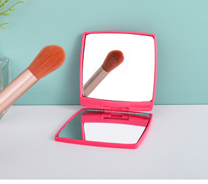 Mauri Hot Bán Biểu Tượng Tùy Chỉnh Đơn Giản Vuông Lật Nhựa Trang Điểm Gương Mini Xách Tay Gấp Túi Gương Đối Với Phụ Nữ Quà Tặng - Product Image 6