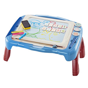 Planche à dessin magnétique en plastique pour enfants, 3 en 1, éducation précoce pour les enfants de 2 à 6 ans - Product Image 1