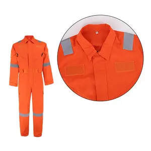 Dubbele Veilige Custom Reflecterende Flam Brandwerende Kleding, Veiligheid Brandwerende Hoge Kwaliteit Werkkleding Beveiliging Uniform