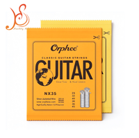 Senar Gitar Klasik Orphee NX36 028-043 Inti Nilon Kawat Berlapis Perak Tahan Lama Senar Gitar Klasik OEM Diterima