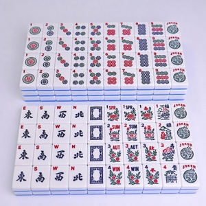 Mahjong Americano Transfronterizo, Mini Mahjong de Viaje, Mahjong Portátil Pequeño, Fichas de Mahjong Enrolladas a Mano, Juego de Mesa Americano - Product Image 3