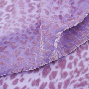 Vải Ren Organza Thêu Theo Yêu Cầu Vải Nhung <span class=keywords><strong>Burnout</strong></span> Sang Trọng 100% Polyester Cho Quần Áo Đầm Rèm Quần Áo - Product Image 3