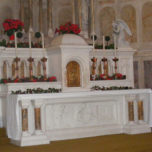 Autel en marbre naturel d'église religieuse occidentale - Product Image 3