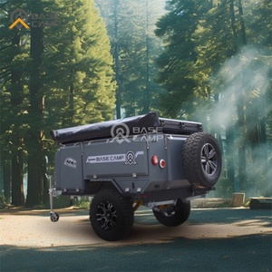 Mini caravane avec toilettes et <span class=keywords><strong>douche</strong></span> camping-car tout-terrain petite fourgonnette hybride 12 pieds véhicule hors route Camping pour une utilisation en extérieur - Product Image 1