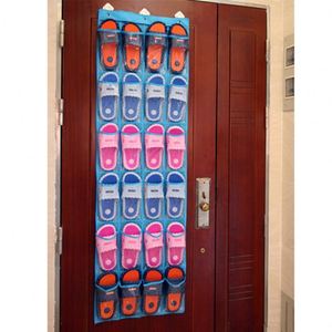 High Quality Service Dust Proof <b>Hook</b> <b>Shoes</b> Bags Laminated Non Woven Hanging Storage Bags Behind Doors Set 10L Capacity - Product Image 4
