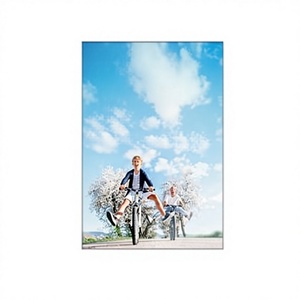 Cadre <span class=keywords><strong>photo</strong></span> en bois composite durable Miyu, affichant des photos de 5x7 et 8x10, installation sur table - Product Image 2