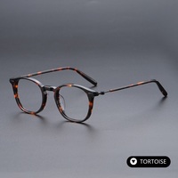 Montures de lunettes en titane et acétate 6005 unisexe – Monture optique en titane – Vente chaude – Vente en gros usine