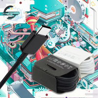 Kabel Data PVC Tipe-C Ganda 5A, Penjualan Grosir, Pengisian Cepat PD 45W untuk Kabel USB C dan Earphone