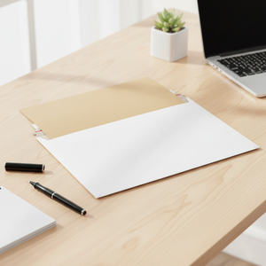 Sobres Blancos de Papel Kraft Resistentes, Reciclables y Ecológicos para Envío de Documentos, Venta Directa de Fábrica - Product Image 1