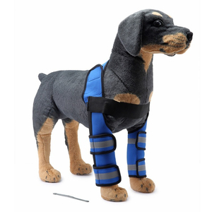 <span class=keywords><strong>Rodillera</strong></span> de doble articulación para perros pequeños <span class=keywords><strong>con</strong></span> barra de soporte metálica, reflectante, para recuperación postquirúrgica y protección anti-lamido - Product Image 6