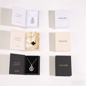 Eco friendly Magnetic Closure Rectangle Cardboard <b>Book</b> Gift <b>Box</b> for Valentine's Day Bracelets-Personalized Printed Packaging - Product Image 4