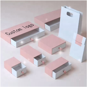 Wholesale Eco Friendly Luxury Organizer Personalized Drawer Jewelry Box with Pouch