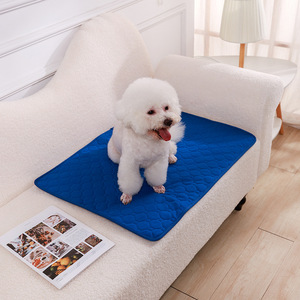 <strong>Washable</strong> Waterproof Reusable Absorbent Pet Bed Solid Pattern Puppy <strong>Dog</strong> Urine Diaper <strong>Pads</strong> <strong>for</strong> Training <strong>for</strong> Training Pet <strong>Pee</strong> Mat - Product Image 4