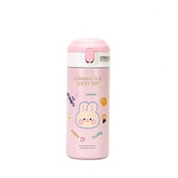 Gobelet isotherme pop-up en acier inoxydable 304, design mini-pois de dessin animé, haute esthétique, pour filles et enfants, portable, cadeau, vente en gros