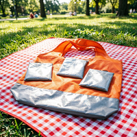 Sac de courses pliable réutilisable avec logo personnalisé XIYI, ouverture supérieure, portable, écologique, recyclable, en polyester 210T, unisexe