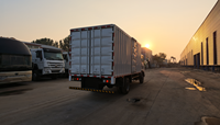 Truk Kargo Van SINOTRUK HOWO 4x2 Bekas Pabrik, 4-10 Ton, Truk Box Ringan, Baru, LHD RHD, Harga Murah, Dijual