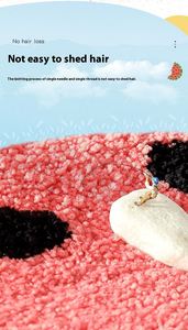 Modern Design <b>Small</b>-Sized Door <b>Mat</b> Quick-Drying Non-Slip Absorbent Flocking Strongly Absorbent Fresh Fruit for Home Kitchen - Product Image 5