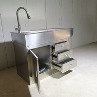 Table d'examen vétérinaire en acier inoxydable avec drainage et contrôle de la température, table de traitement vétérinaire à levage électrique pour clinique vétérinaire