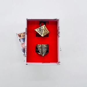 Yu-Gi-Oh Millennium Artifact Necklace Set Anime Tin Cane Wisdom Wheel Eye Ring Colgante Conjunto de dos piezas - Product Image 3