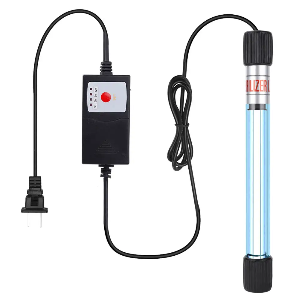 Fish Tank Light LED UV Lamp Aquarium Light Sterilizer UV Lamp For Purify Water Algae Removal and Sterilization