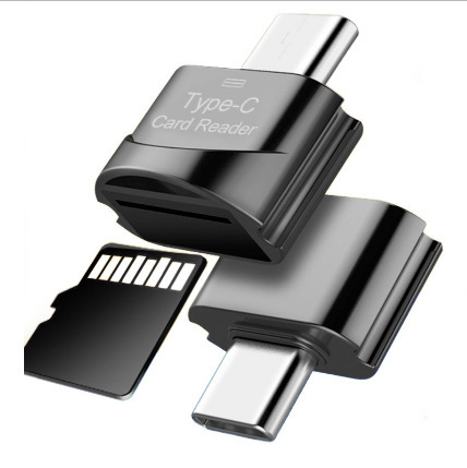 Smart OTG Card Reader Mobile Phone Adapter with Type-C TF SD Memory Card Support Micro USB Peripheral Port