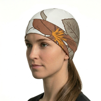 Bonnet multicolore personnalisé avec logo OEM, bonnet compressif ondulé et duveteux pour femme, idéal pour le sport, la course à pied, le cyclisme, le ski et les activités de plein air (Y2K)