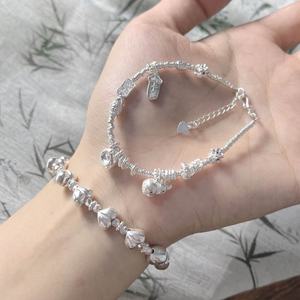 Borsa Portafortuna a Forma di Zucca Fatta a Mano, Modello F-001, Argento 999, Tendenza Nazionale di Lusso Leggero Unisex, Origine Shenzhen - Product Image 2