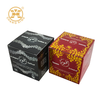 Boîte d'emballage d'encens personnalisée imprimée, boîte en papier gaufré avec feuille d'aluminium, design de luxe écologique pour la promotion de la marque