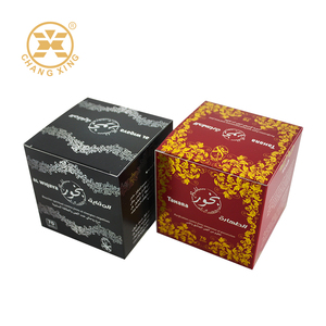 Boîte à encens vide entièrement personnalisable, écologique, emballage de luxe avec gaufrage à chaud, 50g 70g 100g, boîte en papier aromatique - Product Image 2