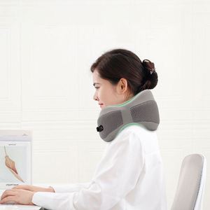 Custom Promo Business Logo Gift Portable Memory Foam U-Shaped Ergonomic Breathable Soft Neck <b>Wrap</b> Support Travel Pillow - Product Image 3