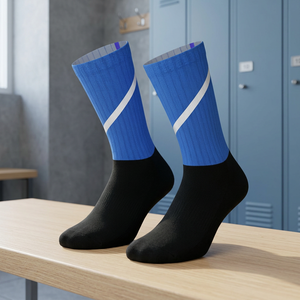 Knitted Spandex Nylon Men Sports <b>Socks</b> Taiwan Made High Stretch Performance Athletic Wear <b>Socks</b> - Product Image 1