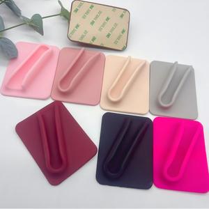 Portable Silicone Square <b>Lipstick</b> Phone Holder Lazy Phone Stand with Adhesive Back Portable Lazy Phone Holder - Product Image 1