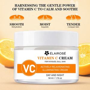 <span class=keywords><strong>Baume</strong></span> éclaircissant à la vitamine C et à la niacinamide en gros pour le visage, blanchissant, anti-rides, soin de la peau, 50 ml, usage quotidien, certifié halal, en vrac - Product Image 6