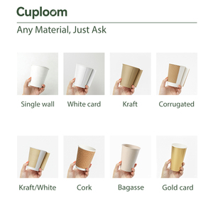 Bicchieri di Carta Biodegradabili Personalizzati all'Ingrosso, 8oz-32oz Bicchieri da Caffè Usa e Getta a Doppia Parete per Caffetterie Ristoranti <span class=keywords><strong>HORECA</strong></span> - Product Image 5