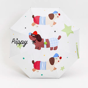 <span class=keywords><strong>Parapluie</strong></span> pliant pour enfants anti-UV, motif personnalisable à peindre soi-même, trois plis, idéal pour les voyages, vente en gros usine - Product Image 6