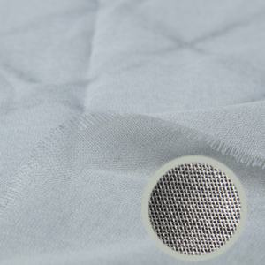 <span class=keywords><strong>Tulle</strong></span> 메쉬 면 및 실버 통기성 방사선 방지 Emf 차폐 실버 반 투명 직물 - Product Image 4
