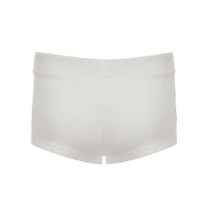 Shorts Sexys y Transpirables de Cintura Baja, Estilo Minimalista Y2K con Letras de Diamantes de Imitación y Cordón Ajustable, Ecológicos - Product Image 6