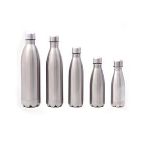 กระบอกน้ำสุญญากาศสแตนเลสสีขาว ดีไซน์มินิมอลสองชั้น สำหรับการเดินทาง - Product Image 4