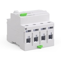 Disjoncteur différentiel électromagnétique TONGOU 4 pôles, relais mini 300mA 32A 63A Type B, dispositif de protection contre les courants résiduels avec ELCB 400A