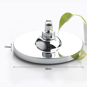 Cabezal de Ducha LED Iluminado a Color de 8 Pulgadas con Rociador Superior de Plástico y Control de Temperatura para Desagües - Product Image 6