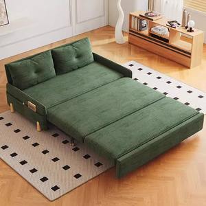 Canapé-<span class=keywords><strong>Lit</strong></span> Tendance Web Pliable Multifonction en Velours Côtelé, Taille Simple/Double, Convertible Extensible, Vente Flash pour Petits Espaces - Product Image 3