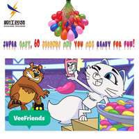 Coupe du Monde de Football 2026, 111 pièces, ballons à eau auto-scellants de 3 pouces à remplissage rapide pour le plaisir estival des enfants