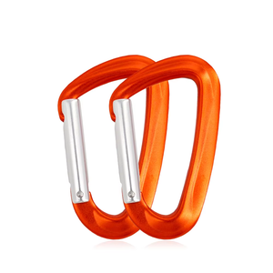 Mosqueton de sécurité 12KN, en aluminium aéronautique 7075, forme en D, connecteur à porte droite pour l'arrêt des chutes et le sauvetage - Product Image 1